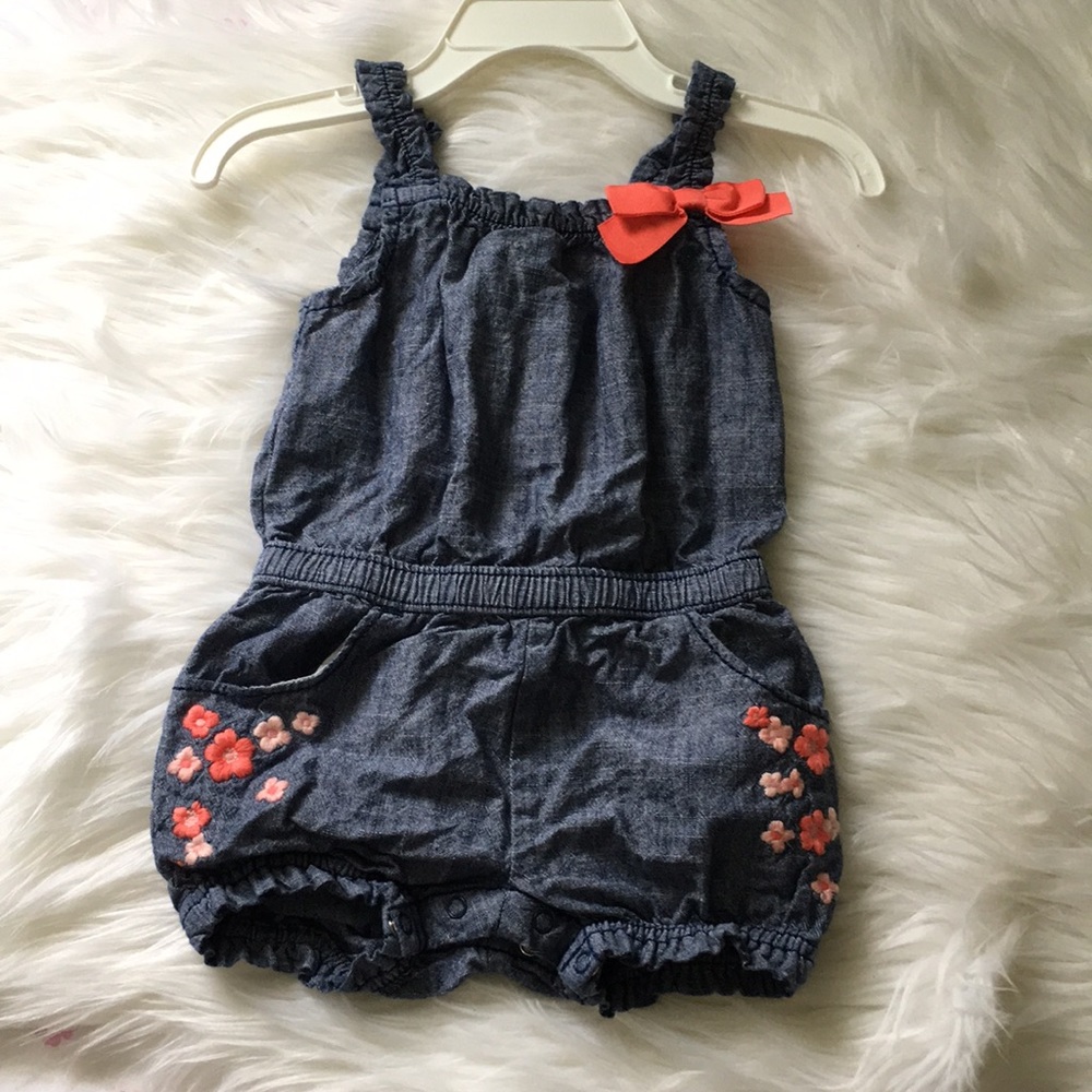 Gymboree Denim summer romper